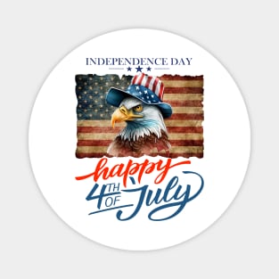 vintage - independence day america female Eagle version Magnet